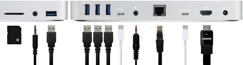 Illustration for article titled A Giant USB-C Dock Gives the New MacBook Every Port It Could Ever Need